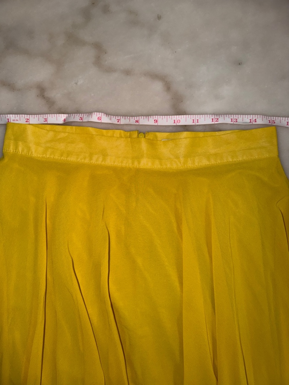 Chicwish Bright Yellow Pleated Fully Lined Maxi Skirt - Picture 11 of 11